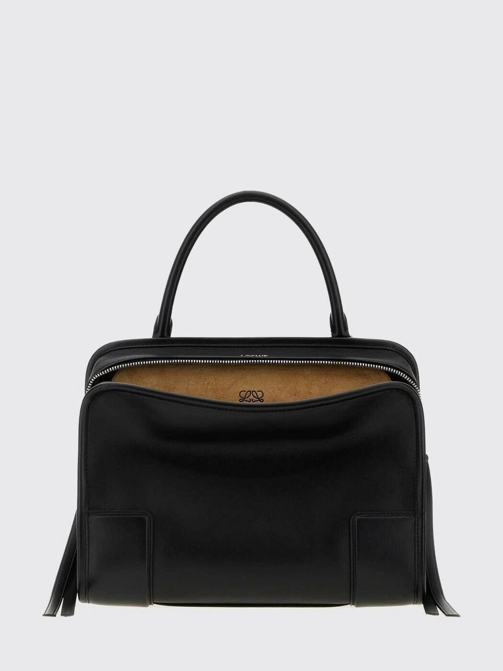 Loewe Amazona Calf Leather 2Way Tote Bag Black